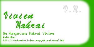 vivien makrai business card